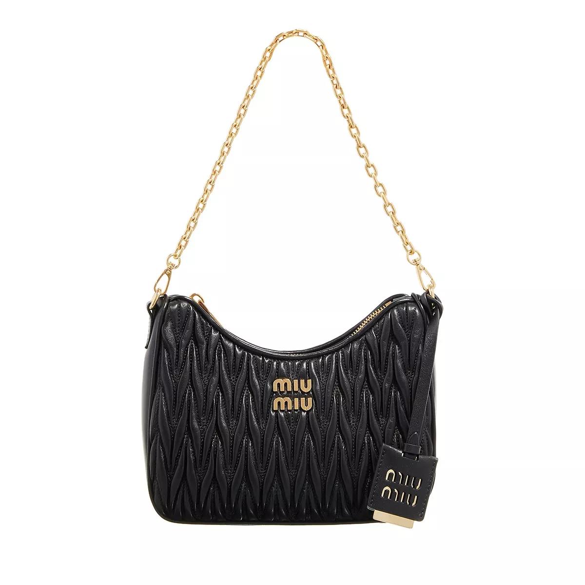 Miu Miu Schultertasche - Matelassé Shoulder Bag - Gr. unisize - in Schwarz - für Damen von Miu Miu