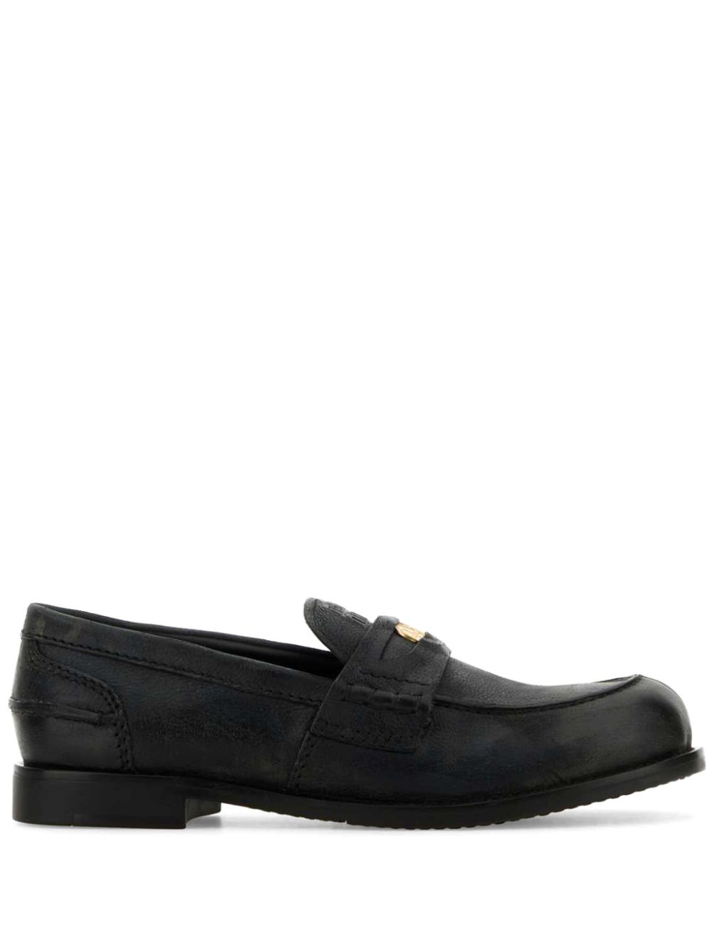 Miu Miu Slate loafers - Black von Miu Miu