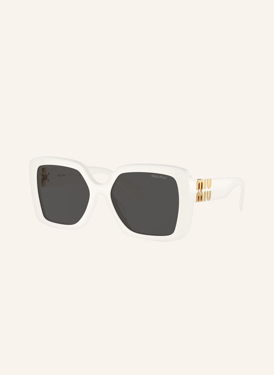 Miu Miu Sonnenbrille 10ys weiss von Miu Miu