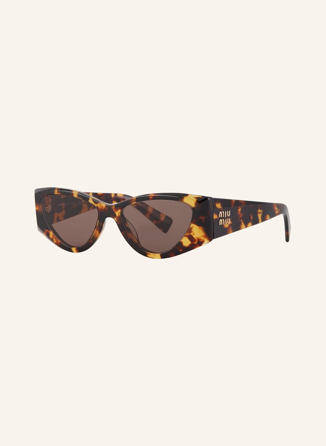 Miu Miu Sonnenbrille 6ys braun von Miu Miu