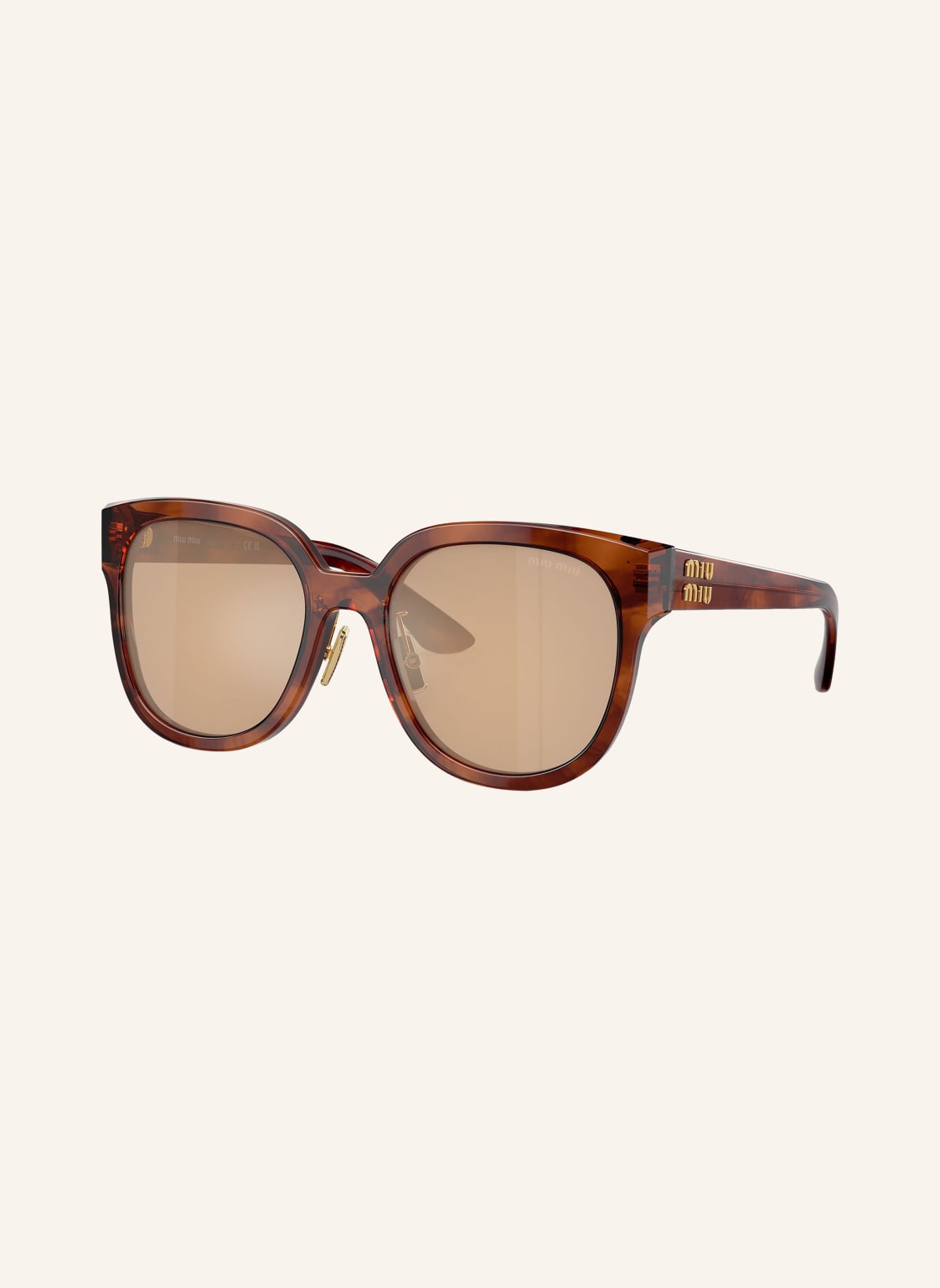 Miu Miu Sonnenbrille Mu 01zs braun Miu Miu Sonnenbrille Mu 01zs braun von Miu Miu