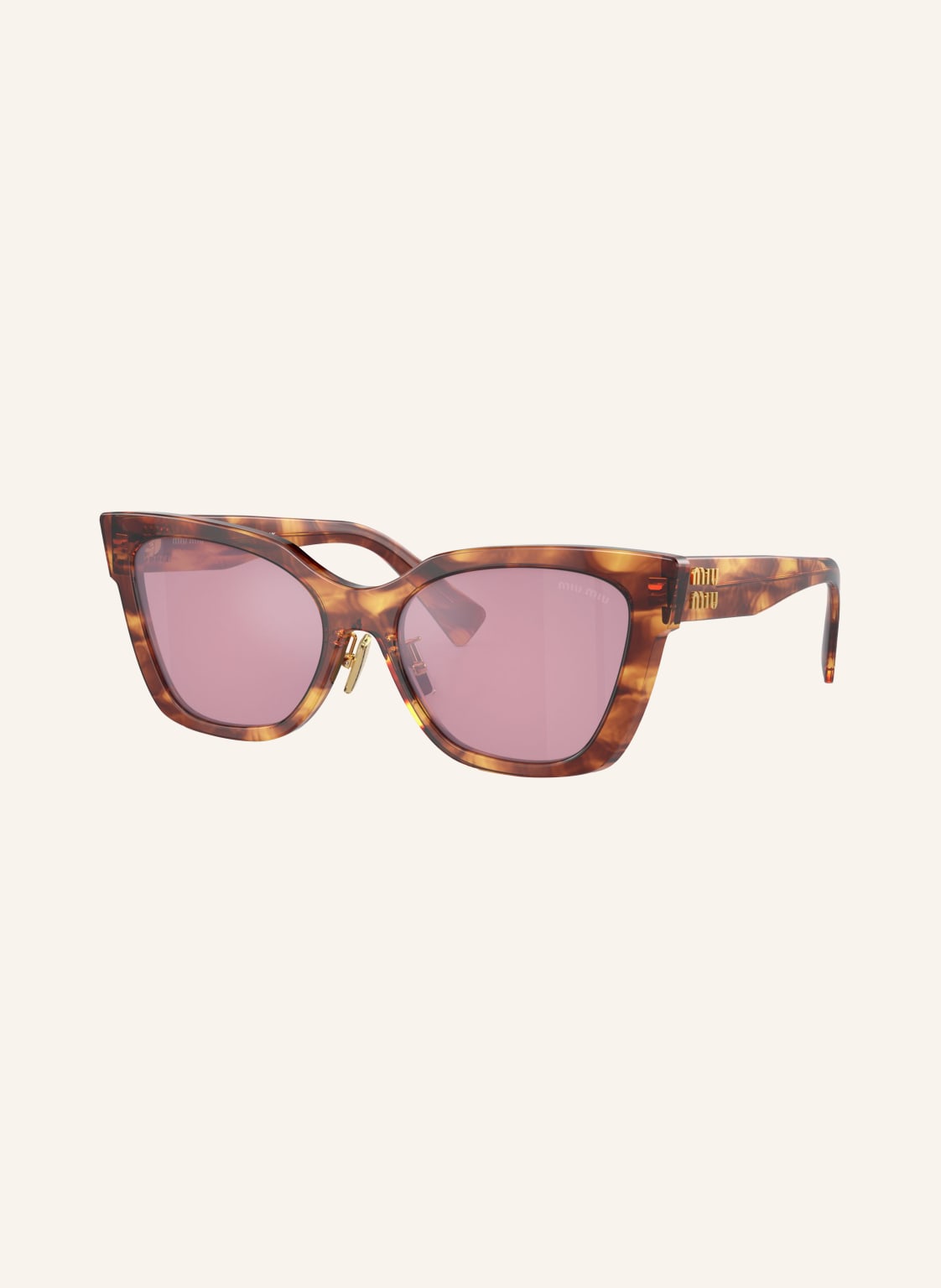 Miu Miu Sonnenbrille Mu 02zs braun Miu Miu Sonnenbrille Mu 02zs braun von Miu Miu