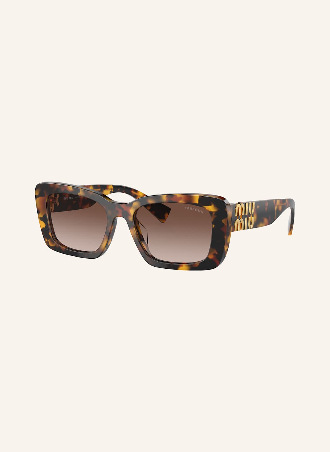 Miu Miu Sonnenbrille Mu 07ys braun von Miu Miu