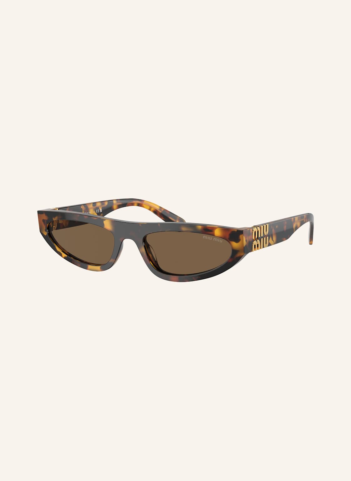 Miu Miu Sonnenbrille Mu 07zs braun von Miu Miu