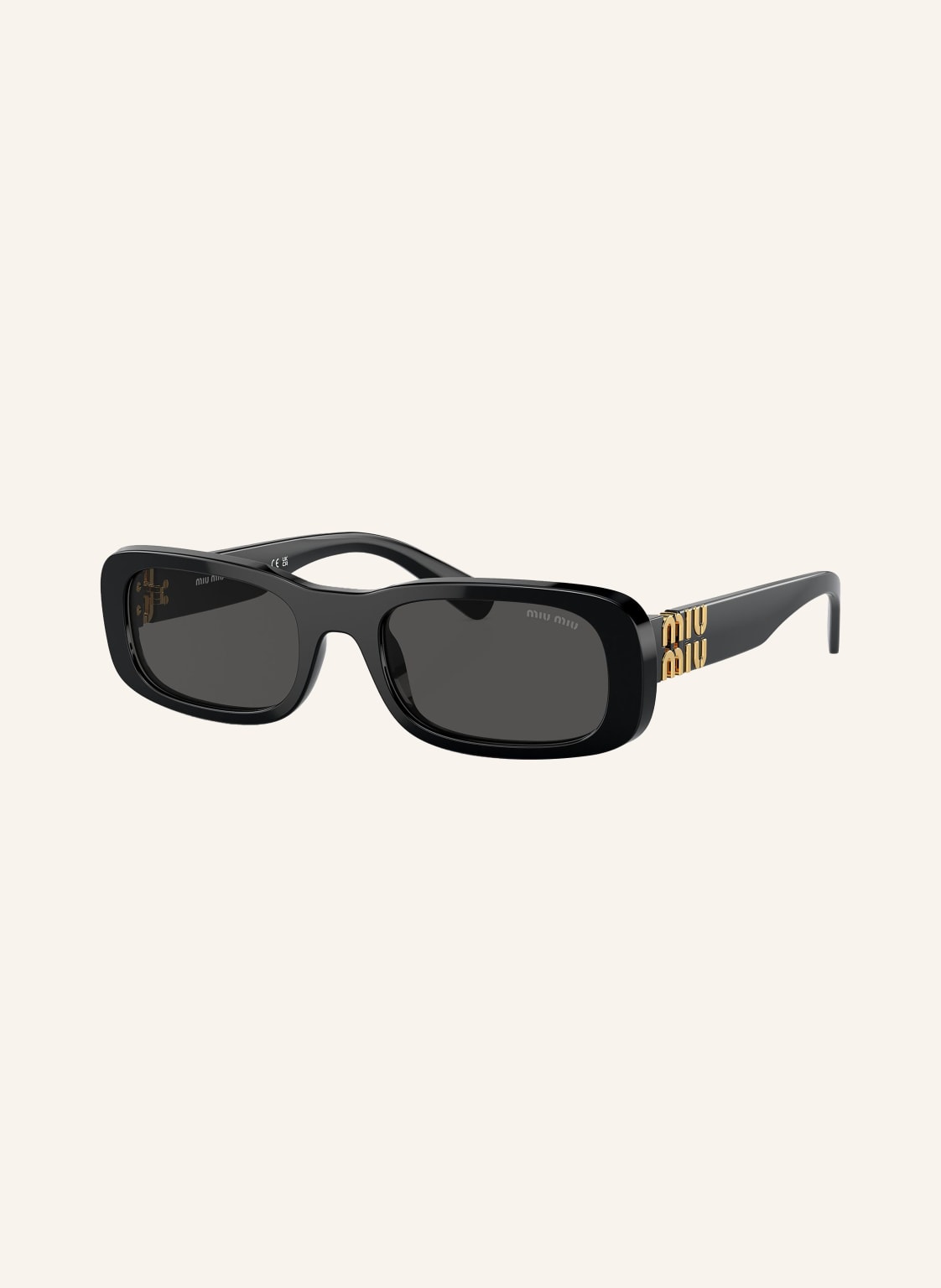 Miu Miu Sonnenbrille Mu 08zs schwarz von Miu Miu