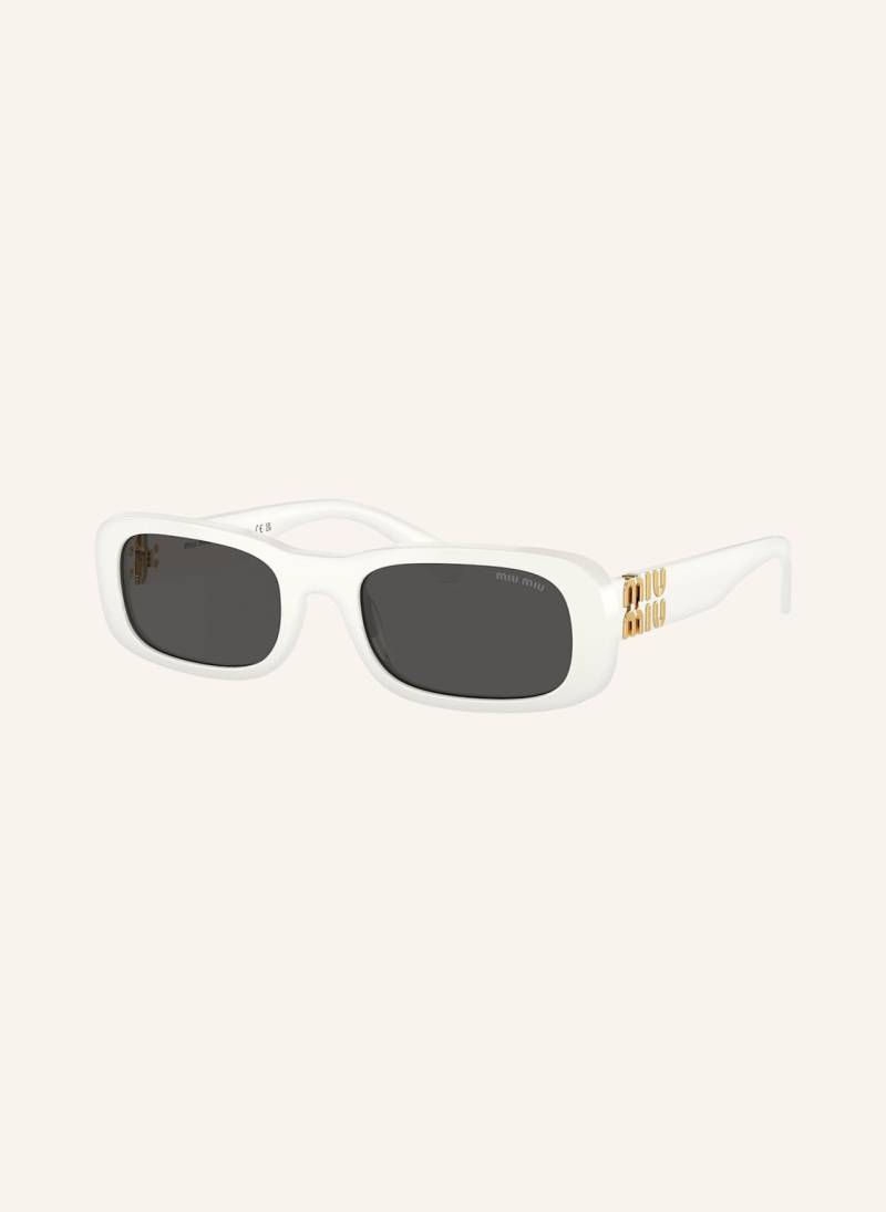 Miu Miu Sonnenbrille Mu 08zs weiss von Miu Miu