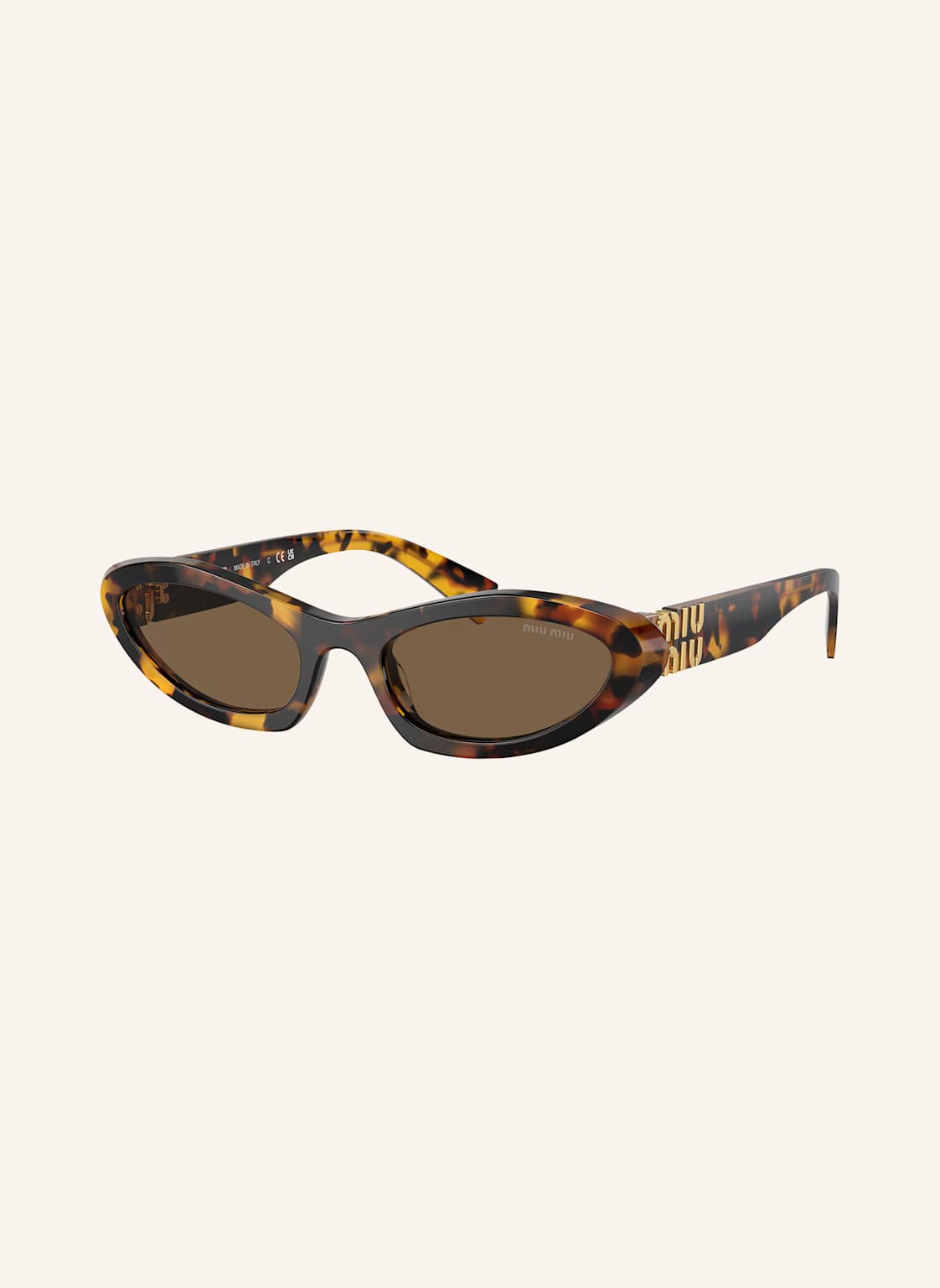 Miu Miu Sonnenbrille Mu 09ys braun von Miu Miu