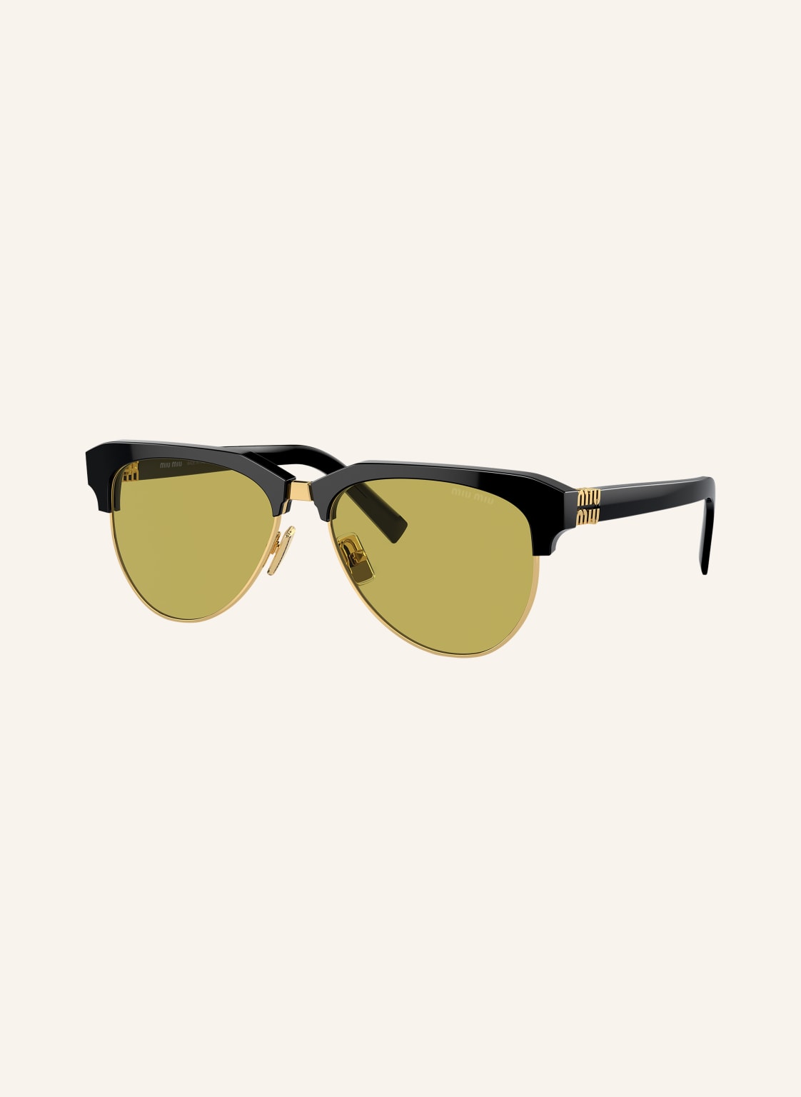 Miu Miu Sonnenbrille Mu 09zs schwarz Miu Miu Sonnenbrille Mu 09zs schwarz von Miu Miu