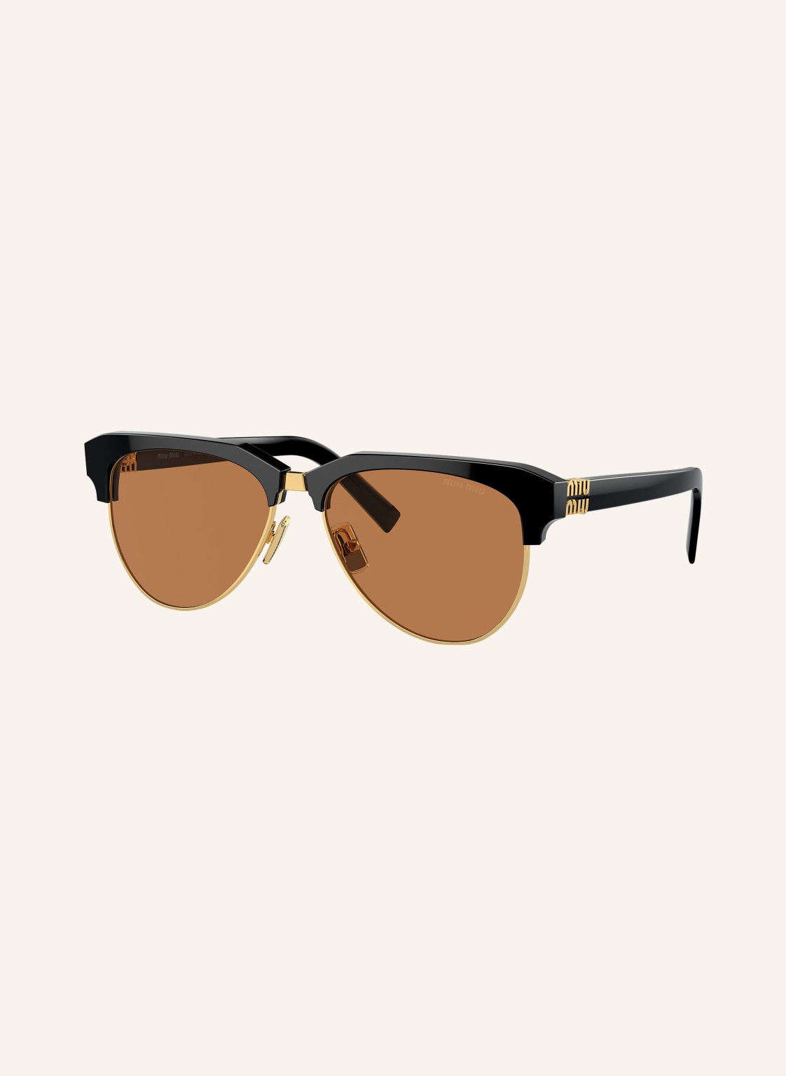 Miu Miu Sonnenbrille Mu 09zs schwarz Miu Miu Sonnenbrille Mu 09zs schwarz von Miu Miu