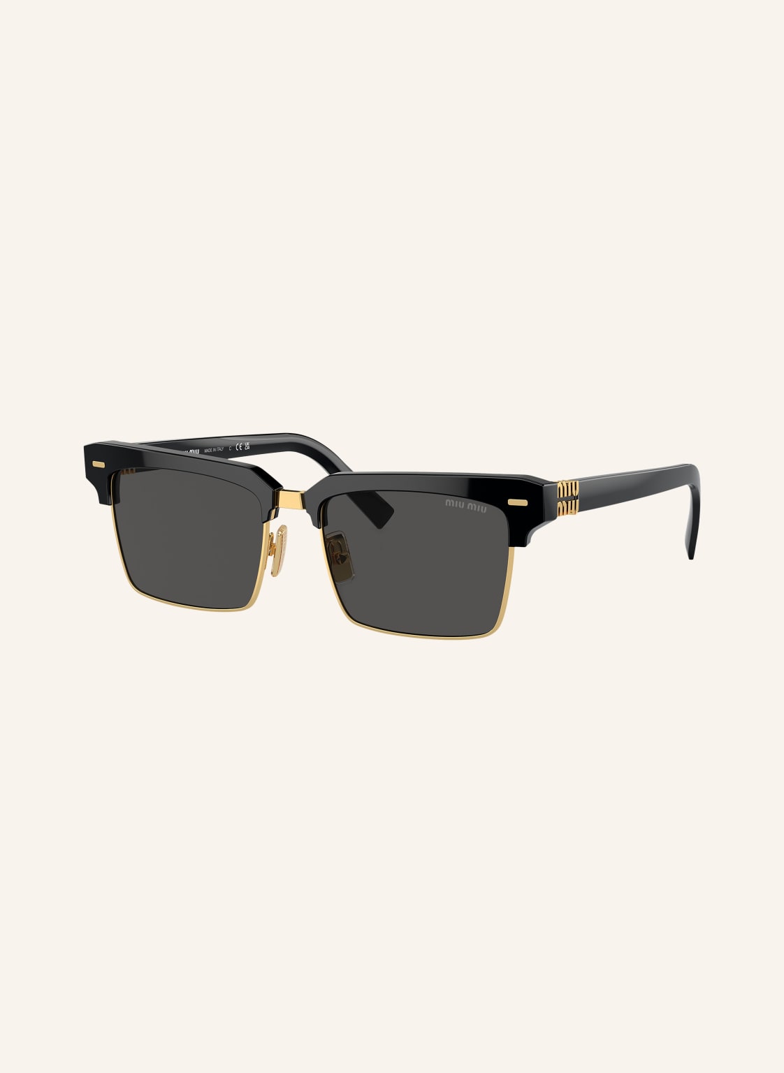 Miu Miu Sonnenbrille Mu 10zs schwarz Miu Miu Sonnenbrille Mu 10zs schwarz von Miu Miu