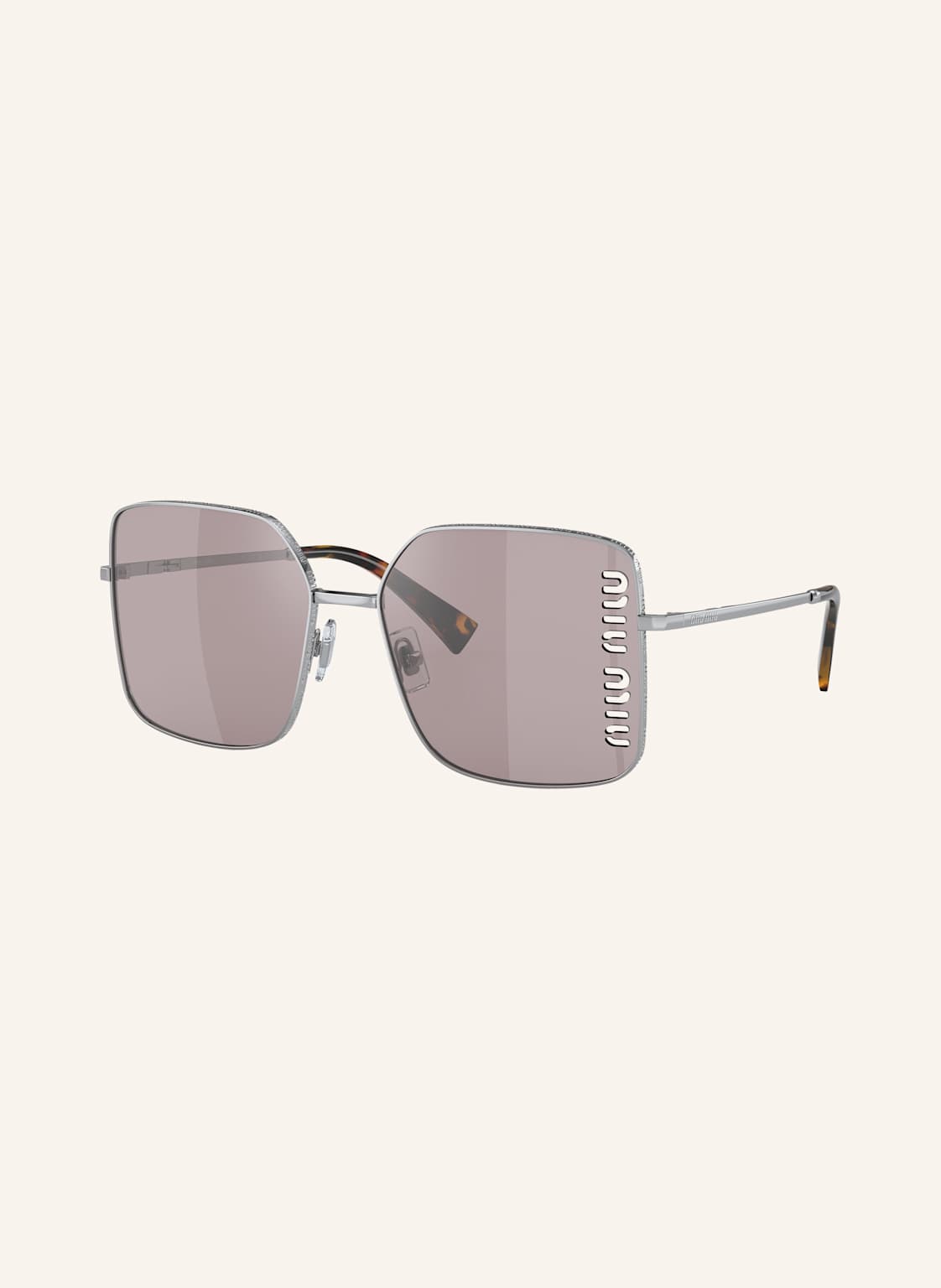 Miu Miu Sonnenbrille Mu 51ys silber von Miu Miu