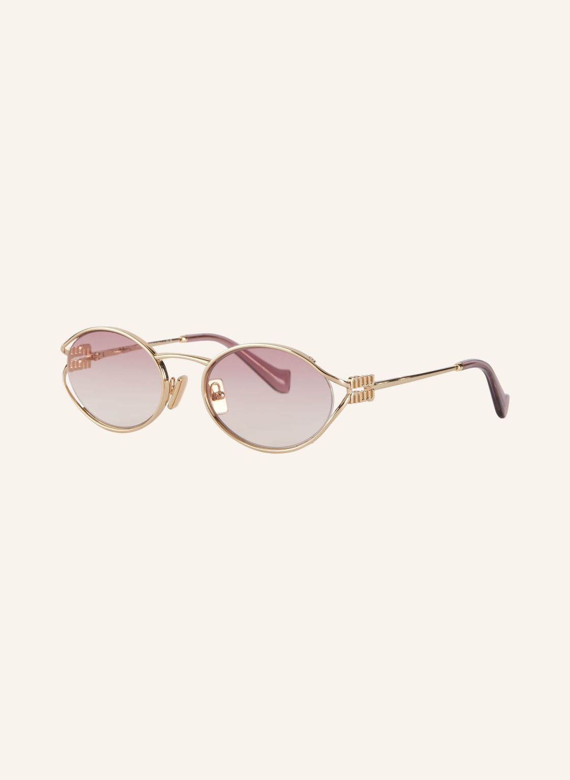 Miu Miu Sonnenbrille Mu 52ys gold von Miu Miu