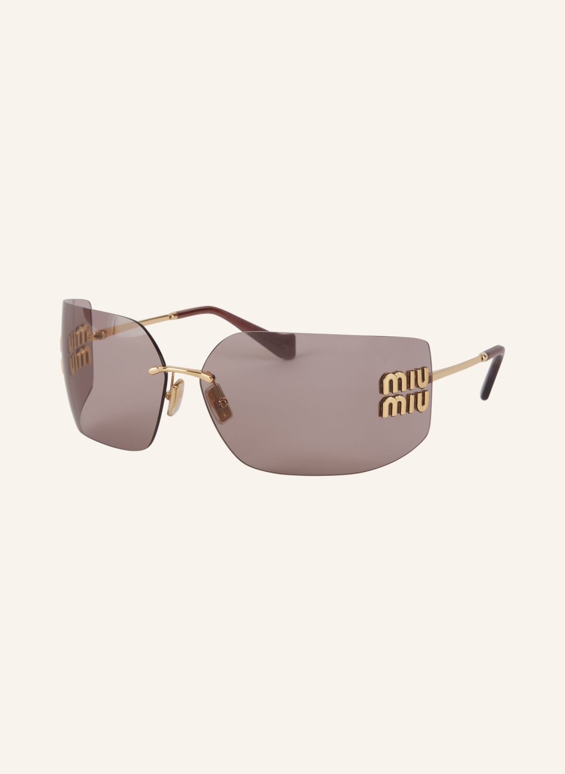 Miu Miu Sonnenbrille Mu 54ys gold von Miu Miu