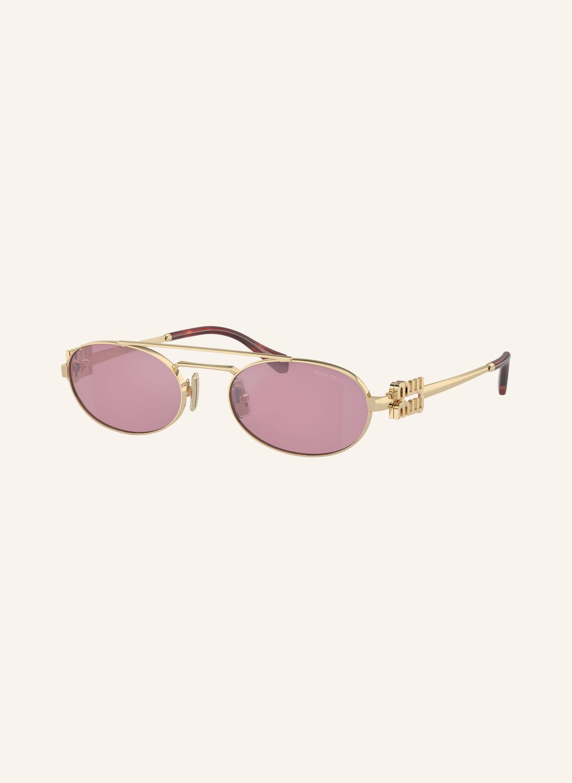 Miu Miu Sonnenbrille Mu 54zs gold von Miu Miu