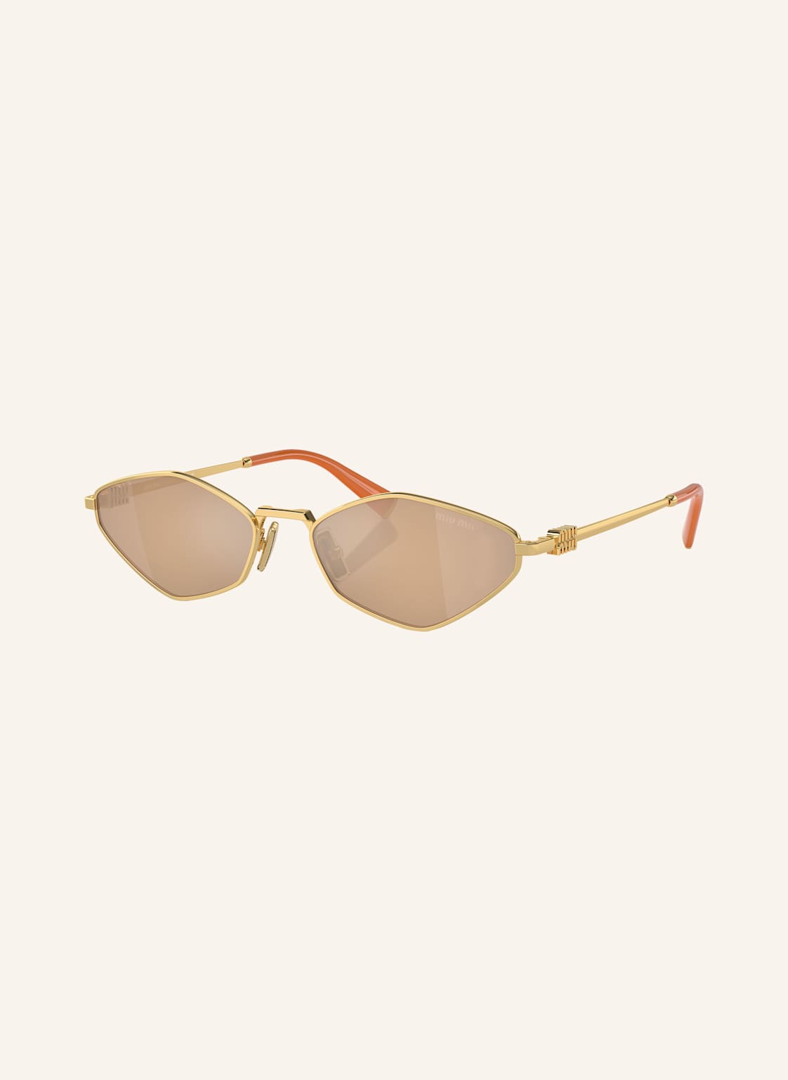 Miu Miu Sonnenbrille Mu 56zs gold von Miu Miu