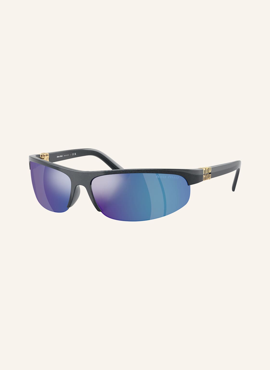 Miu Miu Sonnenbrille a02s schwarz von Miu Miu