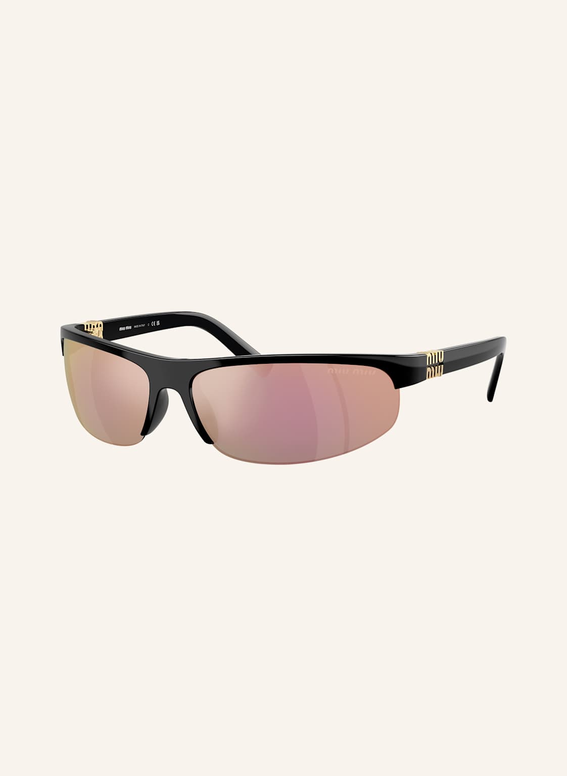 Miu Miu Sonnenbrille a02s schwarz Miu Miu Sonnenbrille a02s schwarz von Miu Miu