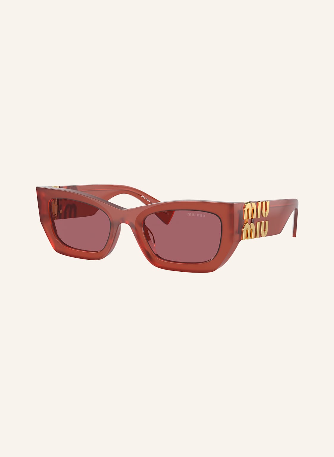 Miu Miu Sonnenbrille mu09ws rot Miu Miu Sonnenbrille mu09ws rot von Miu Miu