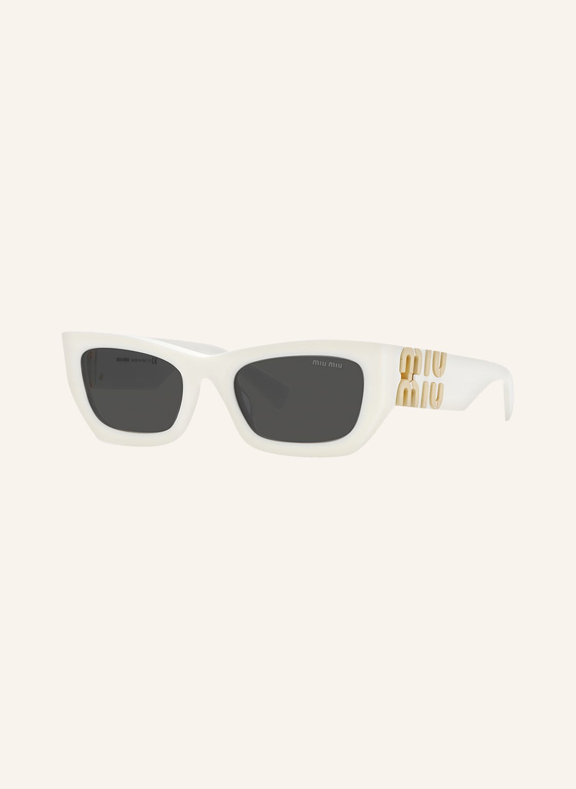 Miu Miu Sonnenbrille mu09ws weiss von Miu Miu