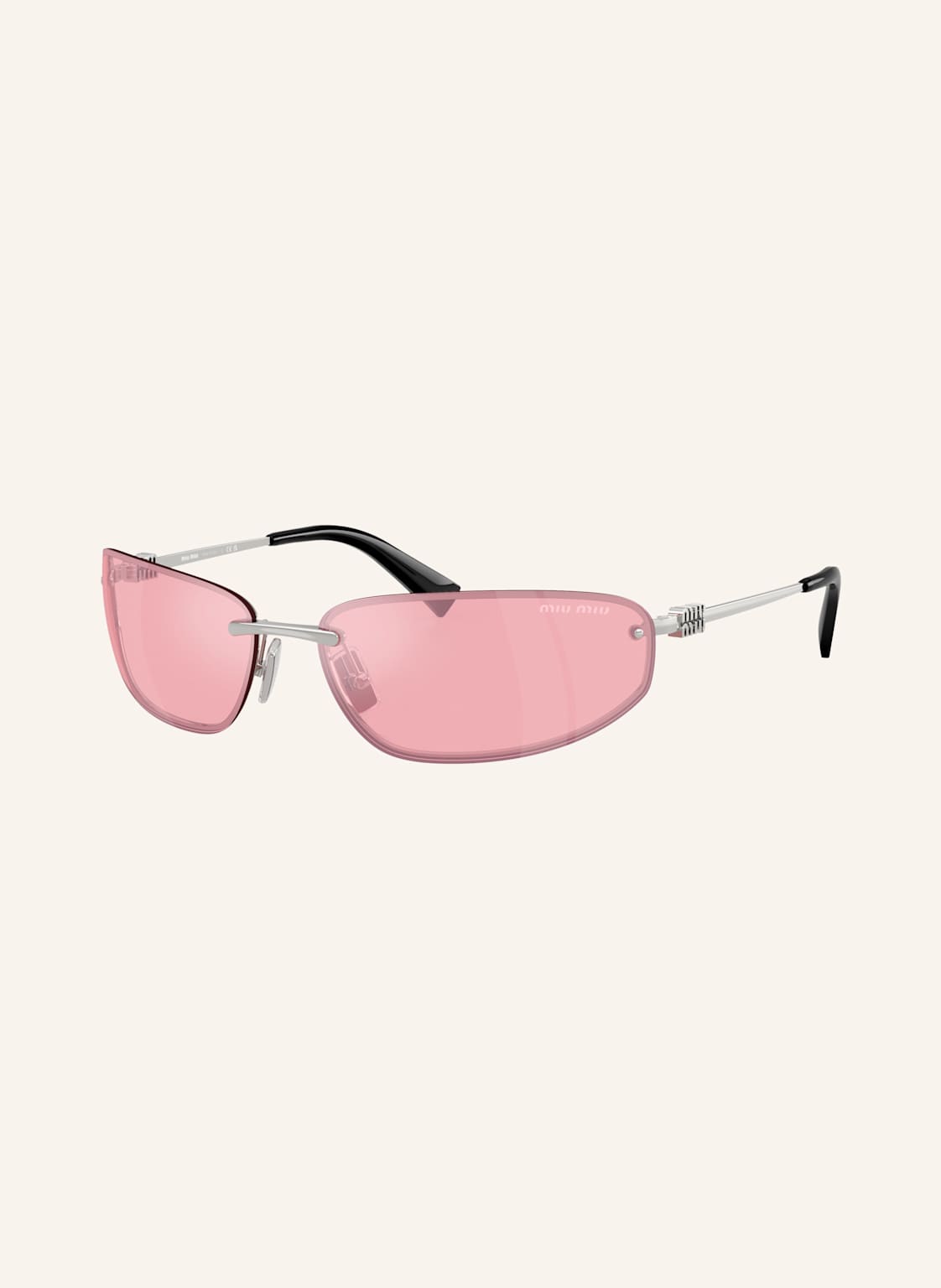 Miu Miu Sonnenbrille mua50s silber von Miu Miu