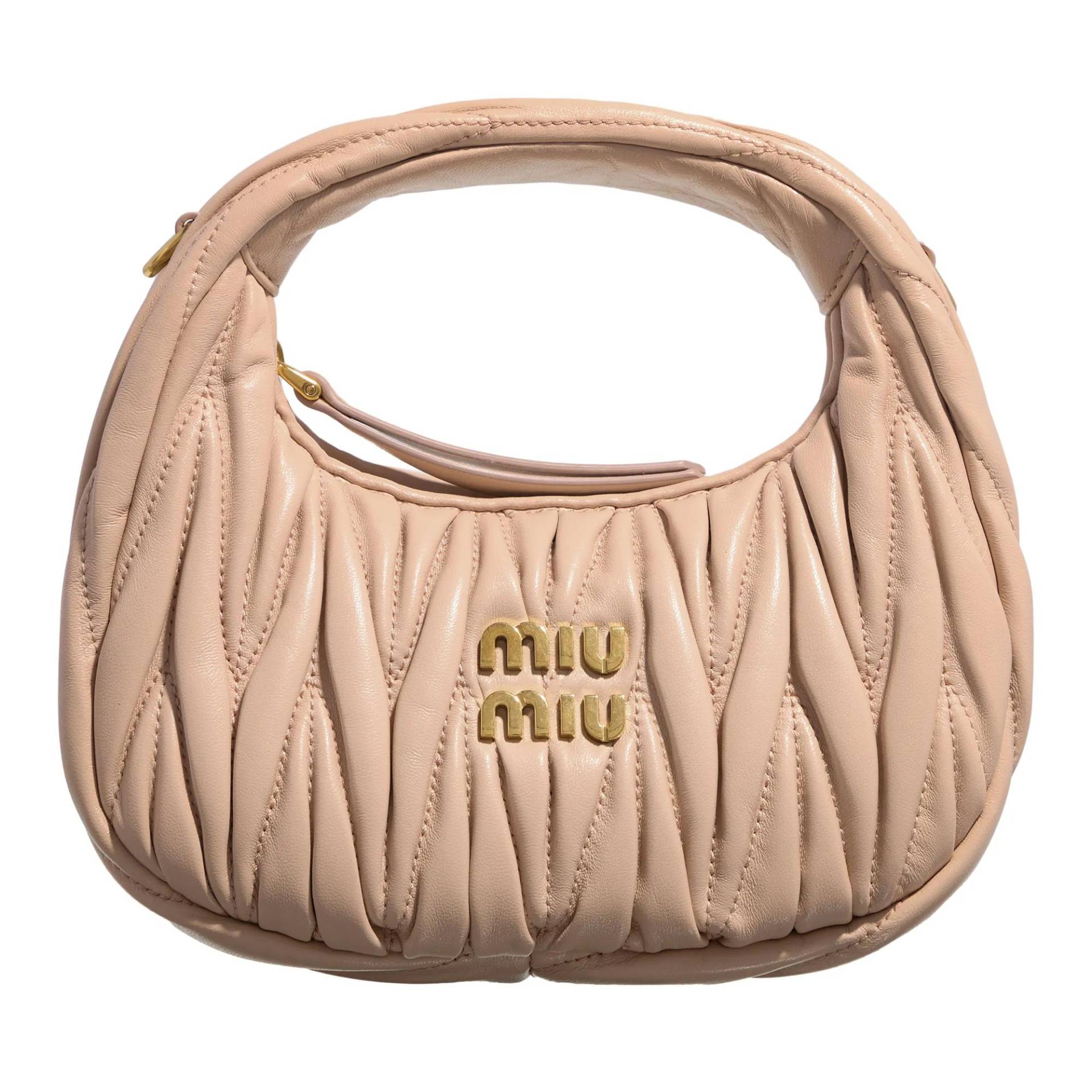 Miu Miu Umhängetasche - Lamb Leather Mini Bag - Gr. unisize - in Rosa - für Damen von Miu Miu