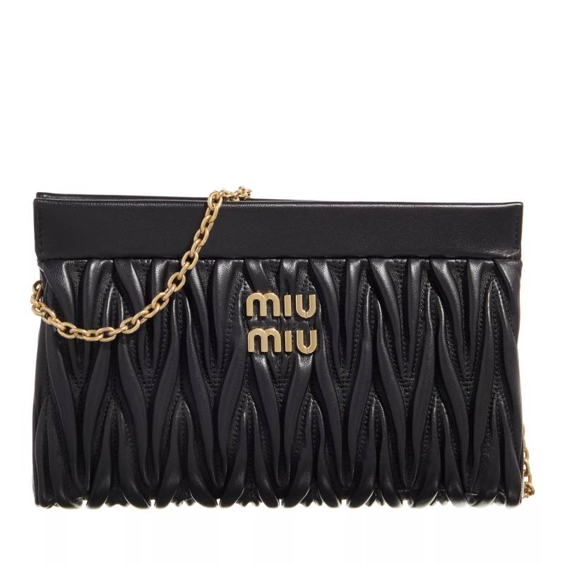 Miu Miu Schultertasche - Matelasse - Gr. unisize - in Schwarz - für Damen von Miu Miu