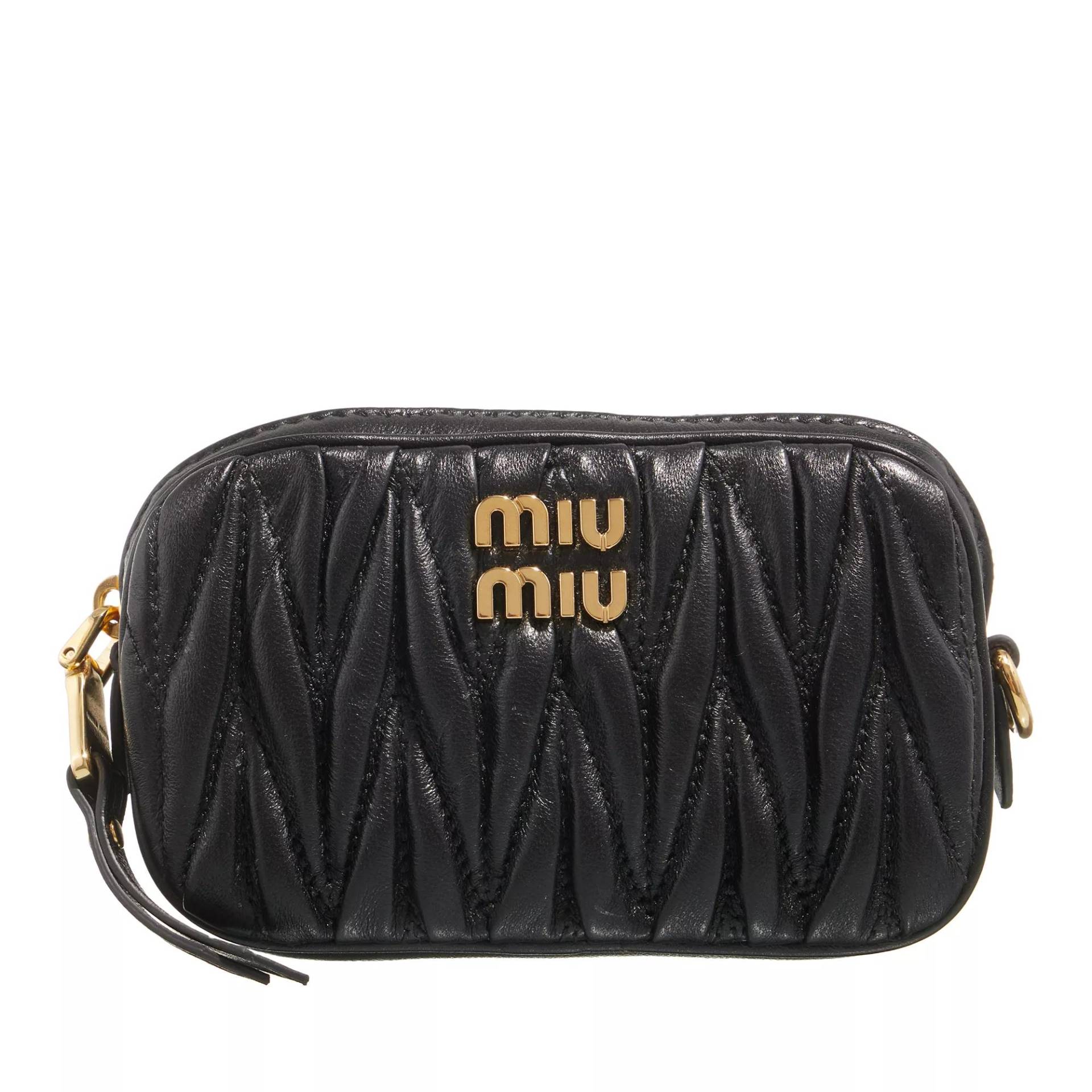 Miu Miu Umhängetasche - Women Leather Belt - Gr. 80 - in Schwarz - für Damen von Miu Miu