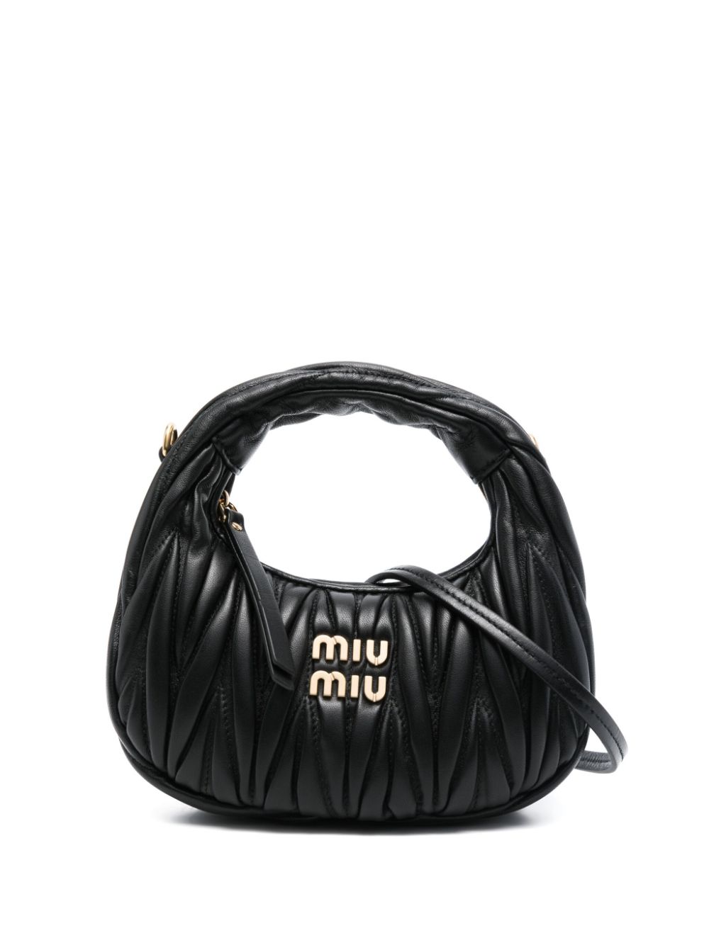 Miu Miu mini Wander tote bag - Black von Miu Miu