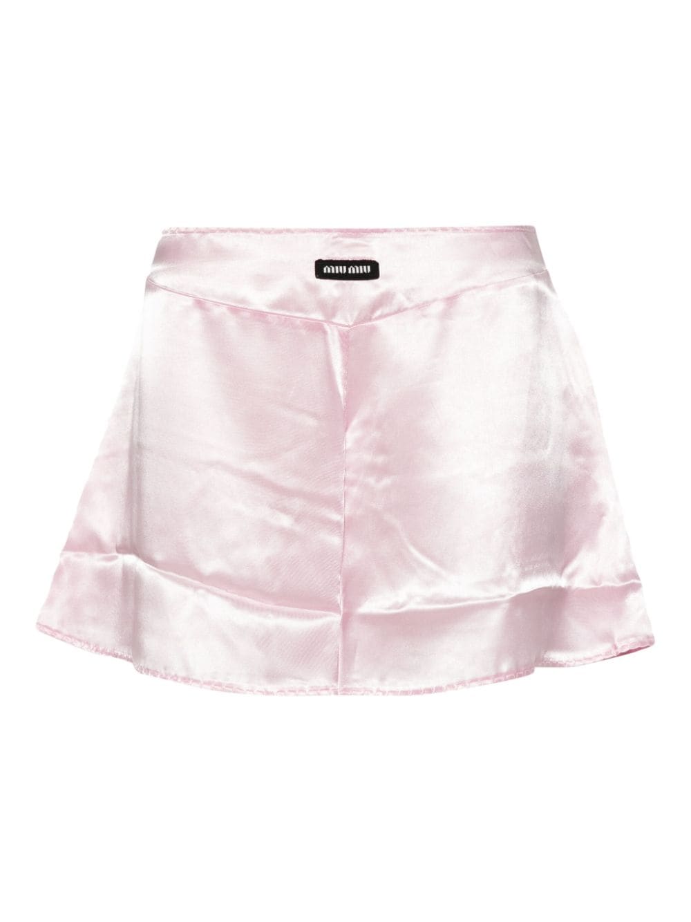 Miu Miu satin pyjama shorts - Pink von Miu Miu
