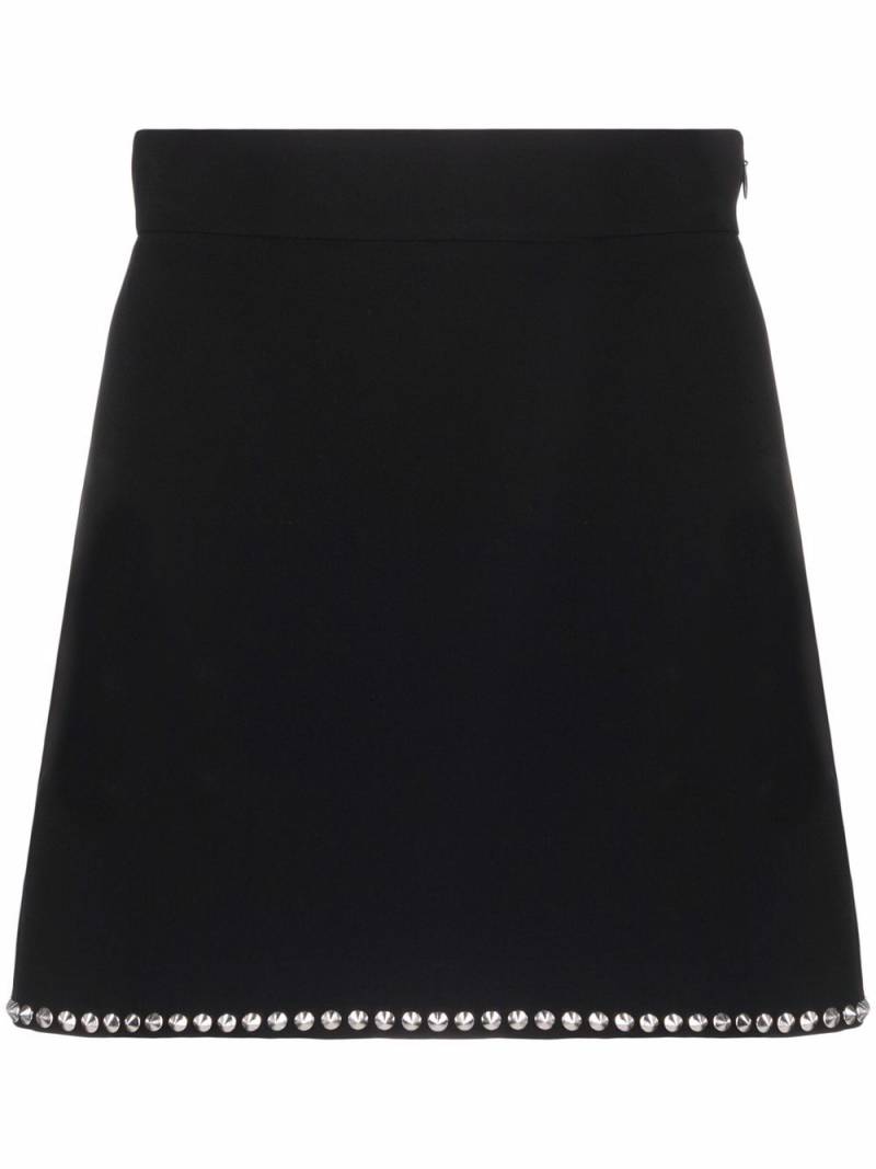 Miu Miu studded-trim skirt - Black von Miu Miu