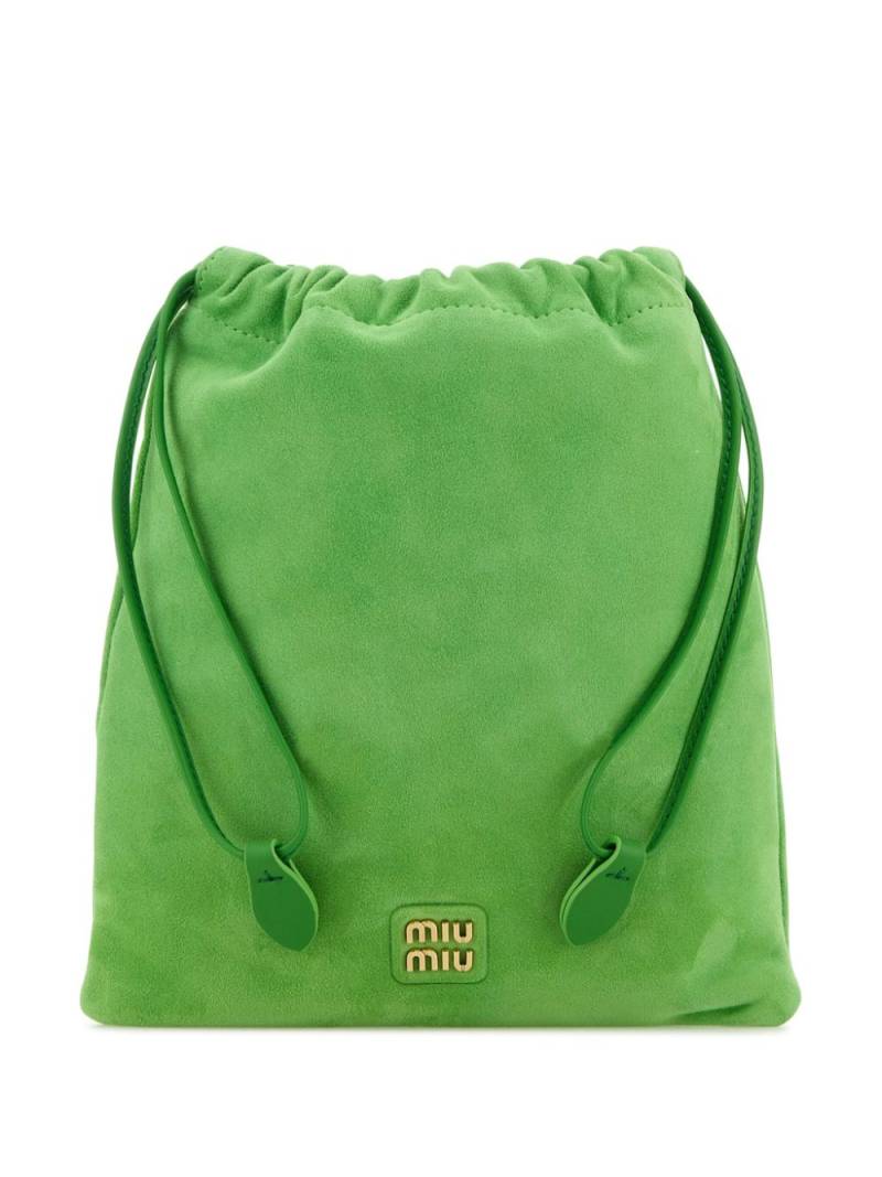 Miu Miu suede bag - Green von Miu Miu