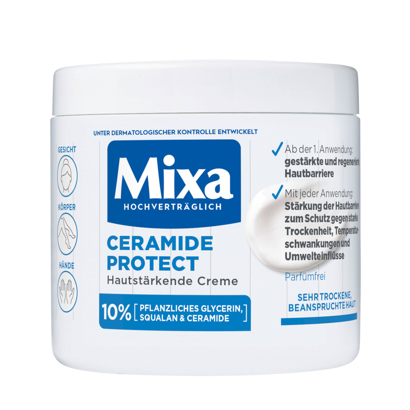 Mixa Ceramide Protect Hautstärkende Creme 400ml Unisex von Mixa