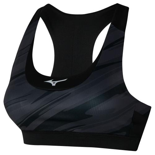 Mizuno Sport Alpha Graphic Bra W - Black (Grösse: L) von Mizuno Sport