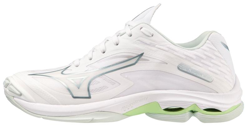 Mizuno Sport Volleyballschuh Wave Lightning Z7 W Indoor Women - White/Glacial Ridge/Patina Green (Grösse: UK 7) von Mizuno Sport