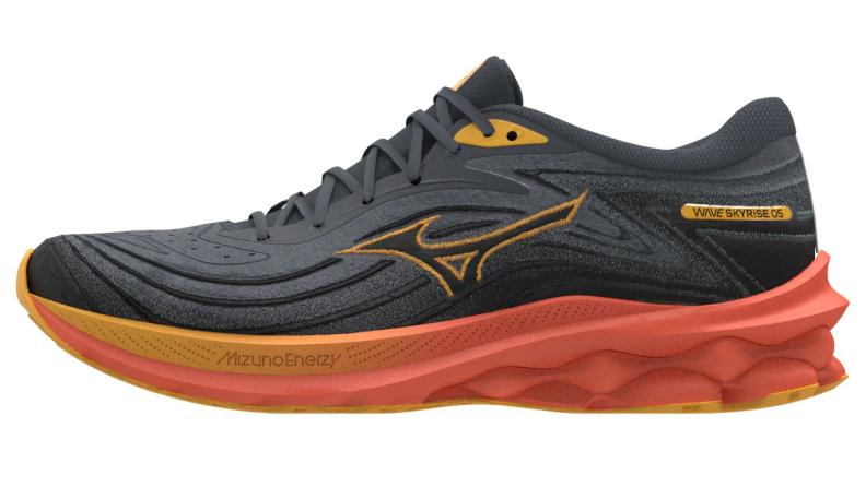 Mizuno Sport Hallenschuh Wave Skyrise 5 M Neutral Men - Turbulence/Citrus/Nasturtium (Grösse: UK 10) von Mizuno Sport