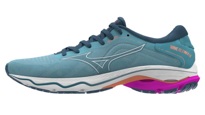 Mizuno Sport Laufschuh Wave Ultima 14 W Neutral Women - Maui Blue/White/807 C (Grösse: UK 4) von Mizuno Sport