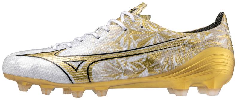 Mizuno Sport Mizuno Alpha Elite MD Football Footwear - White/GE Gold/Black (Grösse: UK 7) von Mizuno Sport