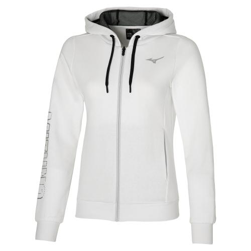 Mizuno Sport Mizuno Sweat Jacket W - White (Grösse: M) von Mizuno Sport