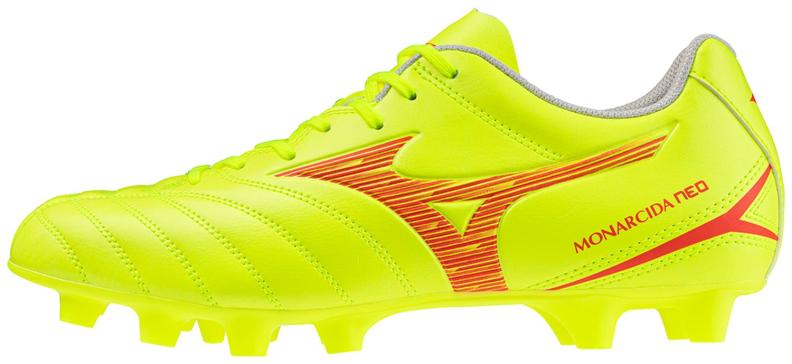 Mizuno Sport Monarcida Neo III Select MD Football Footwear - Safety Yellow/Fiery Coral 2/Safety Yell (Grösse: UK 7) von Mizuno Sport