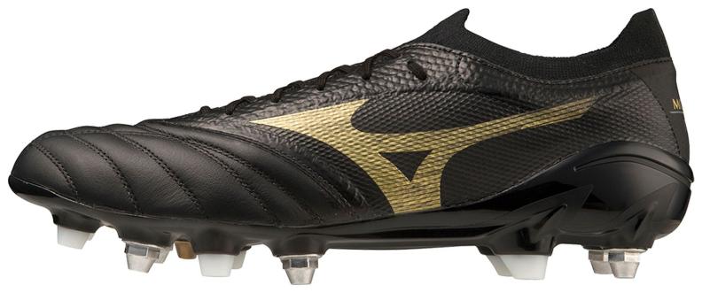 Mizuno Sport Morelia Neo IV Beta Elite MIX Football Footwear - Black/Gold/Black (Grösse: UK 7) von Mizuno Sport