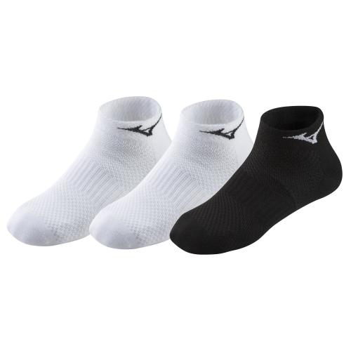 Mizuno Sport Running Socks Triple Pack - white-black (Grösse: S) von Mizuno Sport