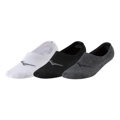 Mizuno Sport SUPER SHORT SOCKS 3P - White/Black/Grey (Grösse: L) von Mizuno Sport