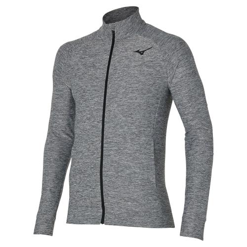 Mizuno Sport Training Jacket M - Gray Melange (Grösse: L) von Mizuno Sport