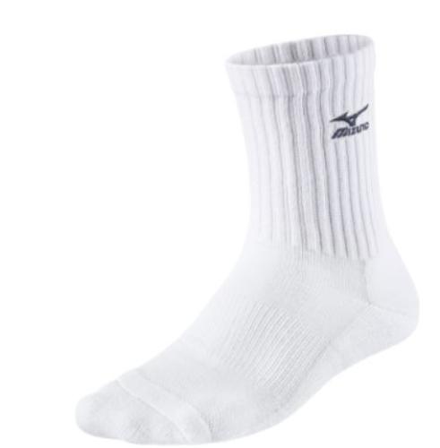 Mizuno Sport Volley Socks Middle - white/navy (Grösse: XL) von Mizuno Sport