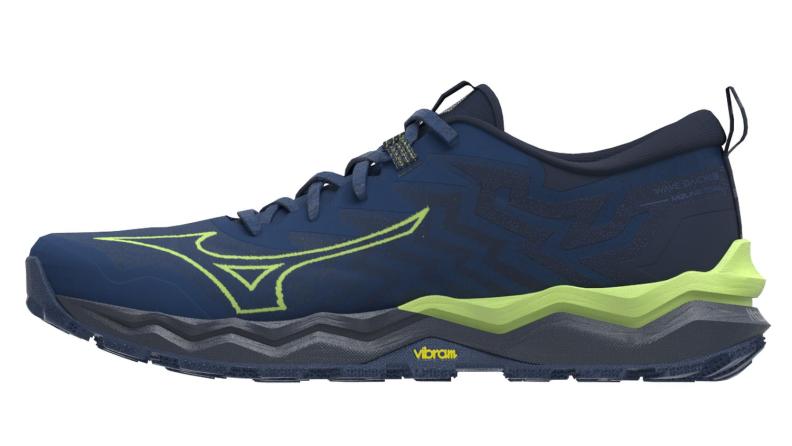 Mizuno Sport Wave Daichi 8 M Trail Running Men - Navy Peony/Sharp Green/Dress Blues (Grösse: UK 11) von Mizuno Sport