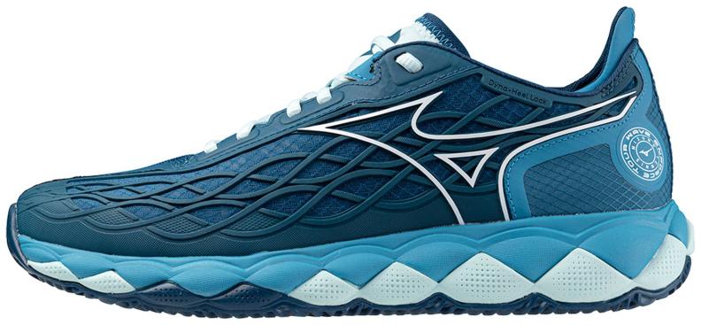 Mizuno Sport Wave Enforce Tour CC M Tennis Men Footwear - Moroccan Blue/White/Bluejay (Grösse: UK 10) von Mizuno Sport