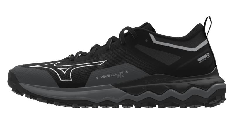 Mizuno Trailrunning Schuh Sport Wave Ibuki 4 GTX M Trail Running Men - Black/Metallic Gray/Dark Shadow (Grösse: UK 10.5) von Mizuno Sport