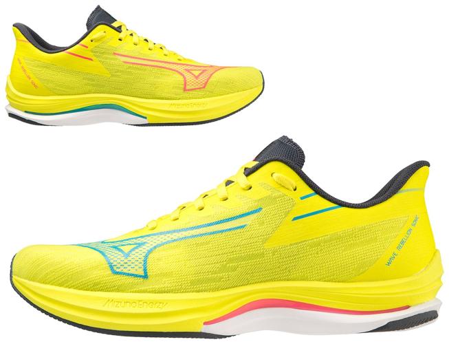 Mizuno Sport Wave Rebellion Sonic M Support Men - Bolt 2 (Neon)/Jet Blue/Ombre Blue (Grösse: UK 10) von Mizuno Sport