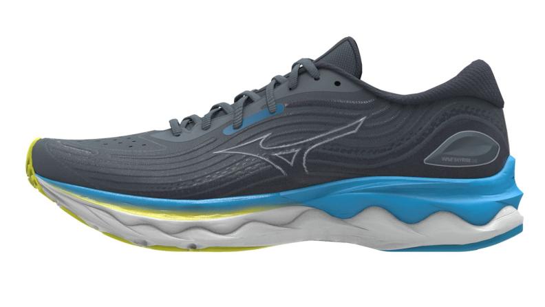 Mizuno Sport Wave Skyrise 4 M Neutral Men - Stormy Weather/Pearl Blue/Jet Blue (Grösse: UK 11) von Mizuno Sport