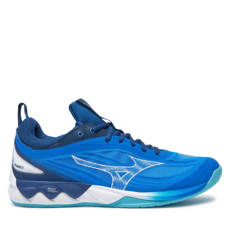 Hallenschuhe Mizuno Wave Luminous 3 V1GA2420 Blau von Mizuno